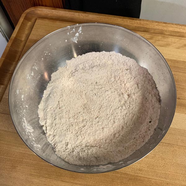 Flour Mixture with Seasonings Incorporated