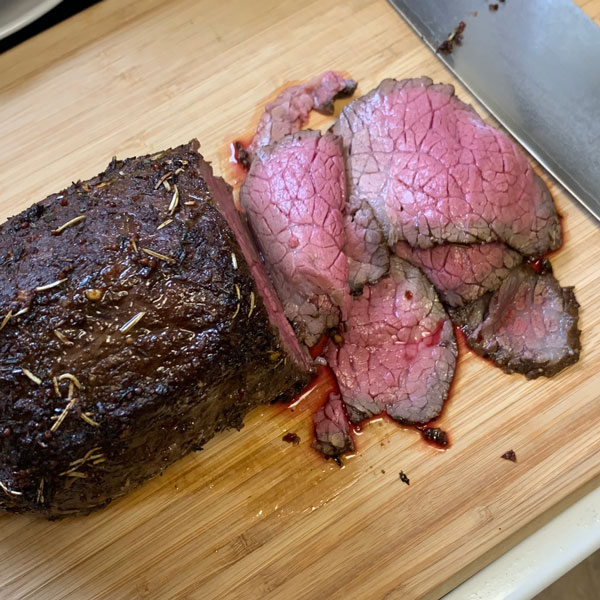 Roast Beef After Slicing